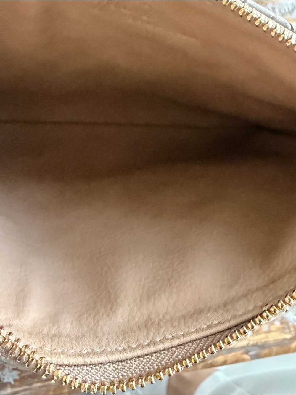 GiGi New York Light Taupe Snake-Embossed Leather Clutch with Tassel - Picture 7 of 15